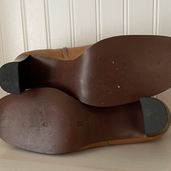 Etienne Aigner "Teddie" Ankle Boots Sz 9W - Picture 4 of 4